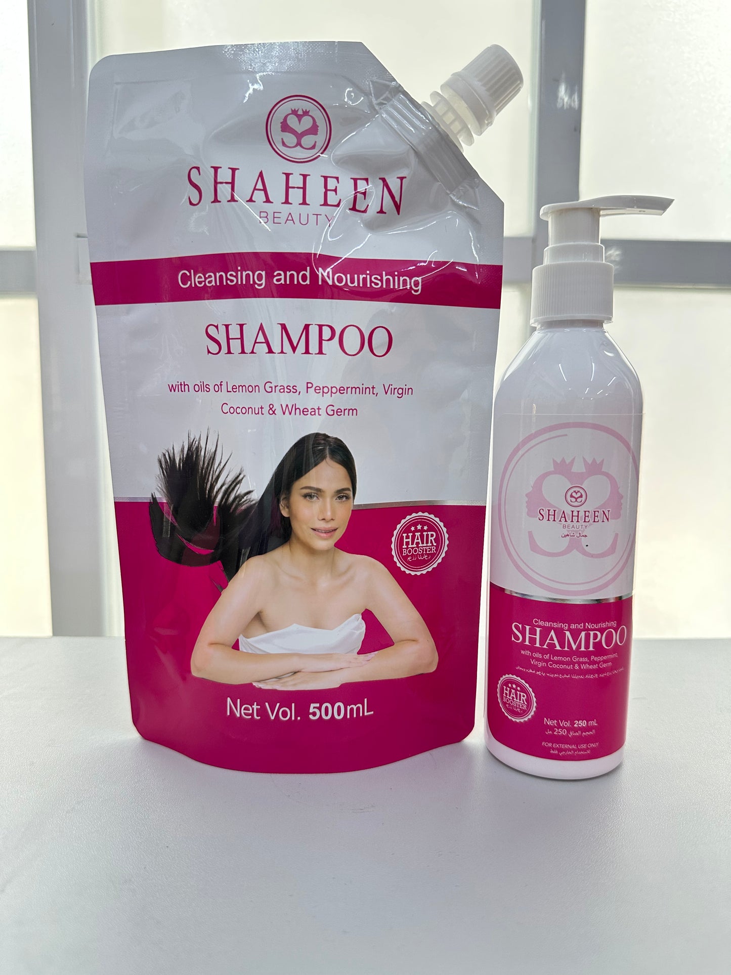 Shaheen Beauty Refill Pack 500ML + Bottle 250ML Bundle Pack
