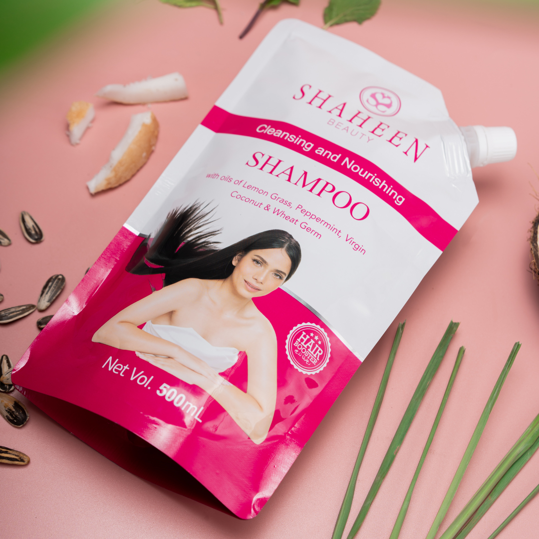 Shaheen Beauty Shampoo 500ml Refill pack in pouch