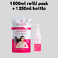 Shaheen Beauty Refill Pack 500ML + Bottle 250ML Bundle Pack