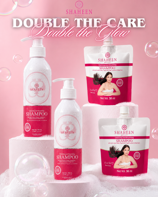Shaheen Beauty 2 250ML + 2 30ML Trial Pack