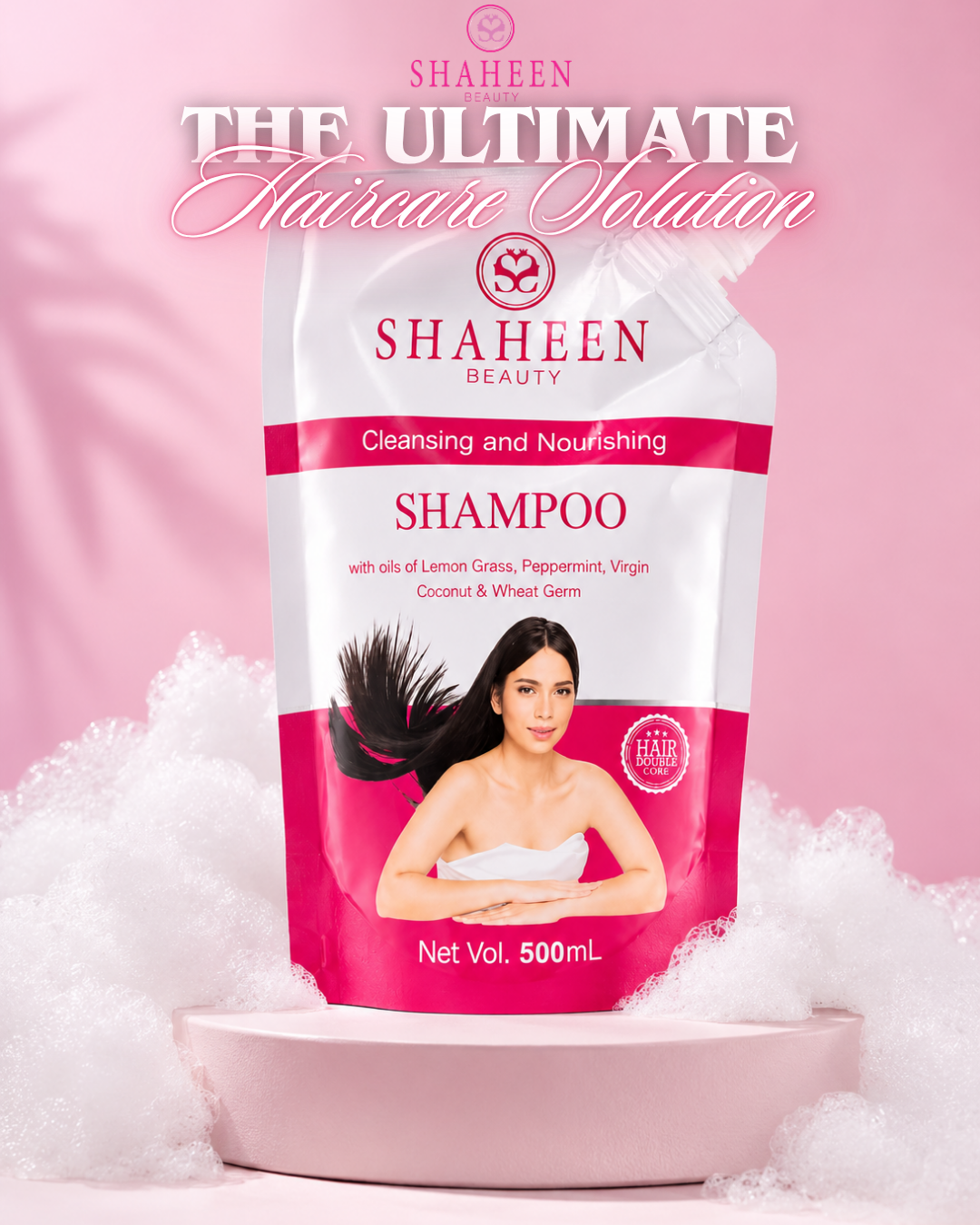 Shaheen Beauty Refill Pack 500ML + Bottle 250ML Bundle Pack